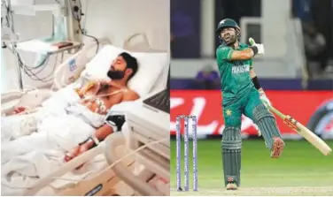  ?? ?? ↑
Mohammad Rizwan had ‘two days in intensive care’ before the T20 World Cup semi-final against Australia in Dubai on Thursday.