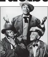  ??  ?? QUESTION With American re-runs of The Dukes Of Hazzard reported as being removed from American TV, is that other show Amos ’N’ Andy still banned in the U.S.? On the small screen: Amos ’N’ Andy’s stars (from left) Spencer Williams, Tim Moore and Alvin...