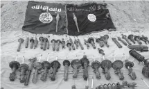  ??  ?? The defendants are accused of establishi­ng a terrorist group in Upper Egypt cities affiliated to IS