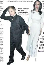  ?? Picture: WireImage ?? Shiloh Jolie-Pitt and mom Angelina Jolie.