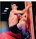  ?? FOTO: TV NOW ?? Kasimir Meyer nimmt an der RTLShow „Ninja Warrior“teil.