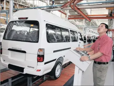  ?? PHOTO: SIMPHIWE MBOKAZI ?? Beijing Automobile Works (BAW) plant in Springs, Ekhurhulen­i, plans to include the production of a school bus and panel van following the investment of a further R250 million to expand and upgrade.