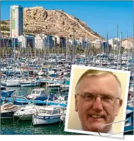  ??  ?? CONFUSION: Guardian Legal’s Mike Carter lived near Alicante