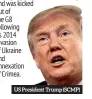  ??  ?? US President Trump (SCMP)