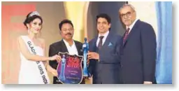  ??  ?? The award was given to Wizard Events & Conference­s and received by Kapil Arora, Director- Sales & Operations