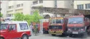  ?? HT PHOTO ?? Fire tenders at SMS hospital in Jaipur on Wednesday.