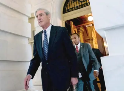  ?? | AP ?? Special counsel Robert Mueller has been a target of ire for many of President Donald Trump’s defenders.