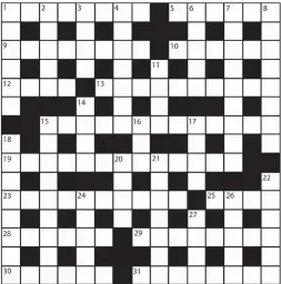  ??  ?? PRIZES of £20 will be awarded to the senders of the first three correct solutions checked. Solutions to: Daily Mail Prize Crossword No. 15,866, PO BOX 3451, Norwich, NR7 7NR. Entries may be submitted by second-class post. Envelopes must be postmarked no later than tomorrow. Please make sure you enclose your name and address.