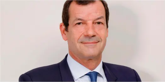  ?? ?? Le PDG Thierry Derez est enfin parvenu à son objectif, offrir à son son groupe d’assurance mutualiste un deuxième pilier avec la réassuranc­e. (Crédits : Thierry Borredon)