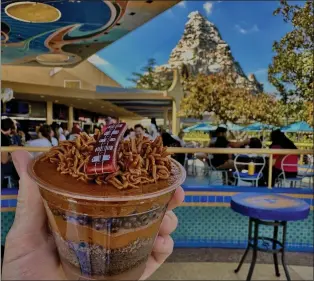  ?? BRADY MACDONALD — STAFF ?? The Wookie Parfait ($7.49) is among food items tied to Disneyland’s Season of the Force event.
