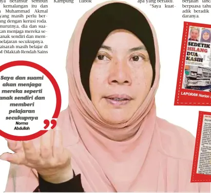  ??  ?? LAPORAN
Harian Metro,
19
Disember lalu.