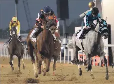  ?? AFP ?? Horse racing action returns to Meydan Racecourse in Dubai today for the first time in the 2018-19 season