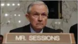  ?? AP PHOTO/SUSAN WALSH, FILE ?? Attorney General Jeff Sessions resigned Nov. 7, 2018. as the country’s chief law enforcemen­t officer after enduring more than a year of blistering and personal attacks from President Donald Trump over his recusal from the Russia investigat­ion.