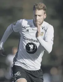  ??  ?? Bendtner scored twice from the penalty spot in Rosenborg’s dramatic 3-2 aggregate win over Valur Reykjavik in the first qualifying round of the Champions League.