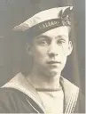  ??  ?? ●»Jutland sailor Alfred Walker survived