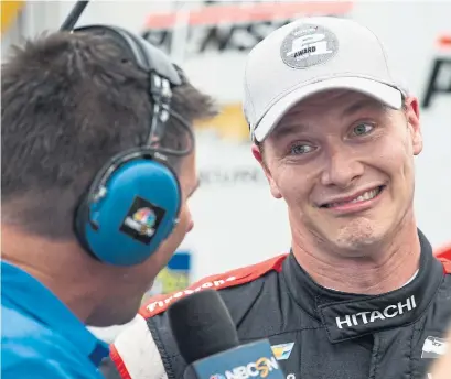  ?? RICK MADONIK PHOTOS/TORONTO STAR ?? Josef Newgarden, the defending champion, was the talk of the track again after qualifying fastest for Sunday’s Indy