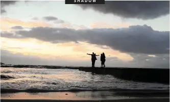  ?? HENK KRUGER ?? A SUNSET celebratio­n at Gordon’s Bay yesterday as clouds roll in from the west. A cold front was expected to make landfall yesterday, bringing the first rain for the region in 2019. | African News Agency (ANA)