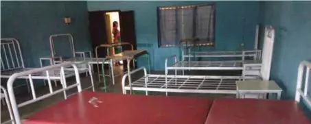  ??  ?? Modern hospital bed donated to the centre