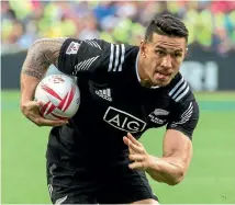  ?? PHOTO: PHOTOSPORT ?? Sonny Bill Williams is expected to be part of the New Zealand side going for gold in Rio.
