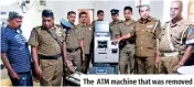  ?? ?? The ATM machine that was removed