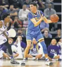  ?? NELSON CHENAULT, USA TODAY SPORTS ?? Lonzo Ball, right, has worked out twice for the Lakers, who draft second.