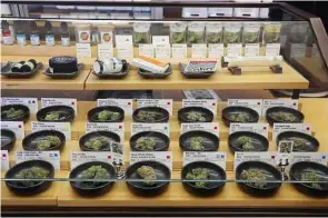  ?? Jim Wilson photos / The New York Times ?? Medical marijuana, like this selection at Harborside in Oakland, Calif., is legal in 25 states. But California and four other states will vote on allowing recreation­al marijuana use, which could lead to federal legalizati­on.