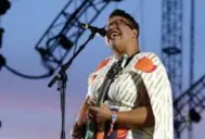  ?? RICH FURY/INVISION/THE ASSOCIATED PRESS ?? Brittany Howard leads her band Alabama Shakes at Field Trip.