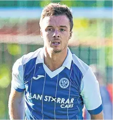  ??  ?? St Johnstone midfielder Stefan Scougall.