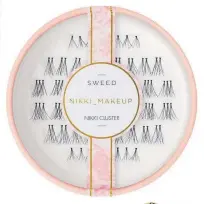  ??  ?? SWEED x Nikki_Makeup Nikki Cluster Lashes £16 Gary says, “I made Martine’s lashes stand out with my double-ended Make Up Intelligen­ce Dual Mascara (£26), then added some of these individual clusters. They’re the most natural ones I’ve ever used.”