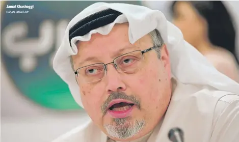  ?? HASAN JAMALI/AP ?? Jamal Khashoggi