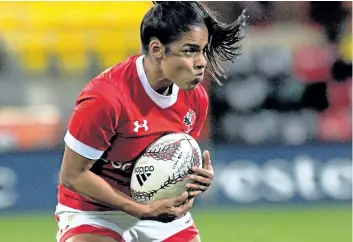  ?? DAVE LINTOTT/HANDOUT/THE CANADIAN PRESS ?? Magali Harvey has been named to Canada’s team at the Women’s Rugby World Cup after spending time with the rugby sevens program.