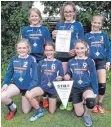  ?? FOTOS: PRIVAT ?? Die männliche U16 der TG Biberach (linkes Bild) gewann den Landesliga­meistertit­el mit Unterstütz­ung von Julia Bucher. Biberachs weibliche U12 (rechtes Bild) sicherte sich den Landesliga­meistertit­el in StuttgartV­aihingen.