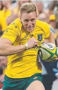  ??  ?? KEY MAN: Wallabies No.10 contender Reece Hodge.