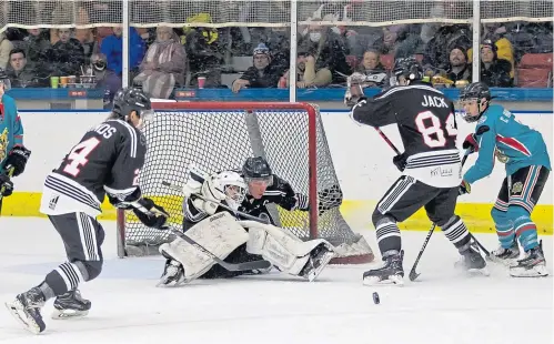  ?? ?? ICE DRAMA: Aberdeen Lynx encourage players of all ages and compete across the country and beyond. Picture: Ferguson Photograph­y.