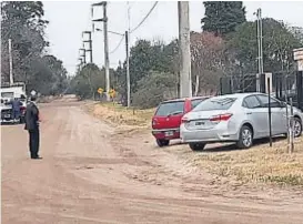  ?? (LA VOZ) ?? Calle. El ataque se produjo en la vía pública de Colonia Caroya.