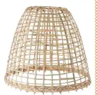  ??  ?? Large natural cane cloche, $69, The Lost and Found Department.