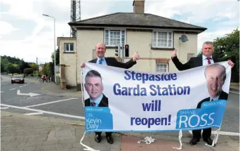  ??  ?? Rural Ireland continues to suffer as Stepaside Garda Station re-opens.