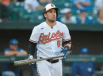  ?? GAIL BURTON/AP ?? IronPigs catcher Austin Wynns, who played in the majors with the Orioles, has seen the frustratio­n of former big leaguers dealing with the pitch clock and other rules being tried in Triple-A.