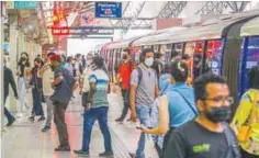  ?? SYAFIQ/THESUN AMIRUL ?? The intricate network of MRT and LRT lines intertwini­ng Kuala Lumpur, Putrajaya and select parts of Selangor promotes unparallel­ed connectivi­ty and accessibil­ity. –