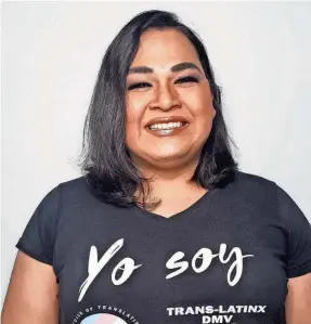  ?? PROVIDED BY ALEXA RODRIGUEZ ?? Alexa Rodriguez is director of Trans-Latinx DMV, serving the transgende­r community in Maryland, Virginia and D.C.