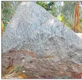  ??  ?? (From left) Rajat Mazumder, associate professor at the German University of Technology in Oman. Trisrota Chaudhuri, then with the Indian Statistica­l Institute. The site at Champua where the duo found the 4 and 4.2-billion-yearold zircons.