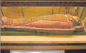  ?? PRABHAKAR SHARMA/HT PHOTO ?? A mummy on display at the Albert Hall in Jaipur on Tuesday.