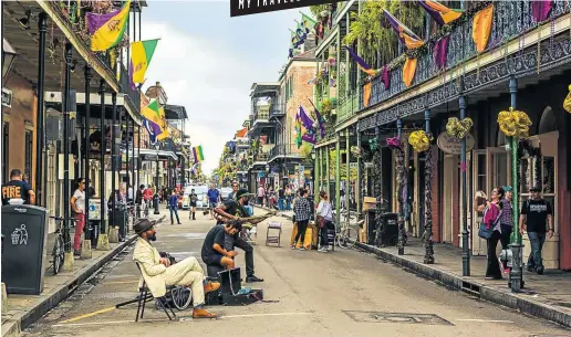  ?? Picture: iStock ?? ALL THAT JAZZ Street musicians abound in the French Quarter of New Orleans.