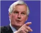  ??  ?? Michel Barnier