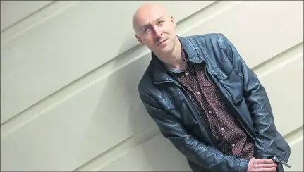  ??  ?? ON THE LINE: Crime novelist Christophe­r Brookmyre includes football in his books because ‘it is a big part of the culture’.