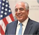  ?? AP ?? U.S. peace envoy Zalmay Khalilzad met with a Taliban delegation in the Pakistani capital Friday, a Taliban official said.