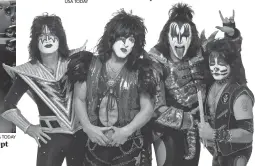  ?? DUSTIN COHEN FOR USA TODAY DAN MACMEDAN, USA TODAY ?? “I’m not going to live forever,” says Gene Simmons, 68, who with partner Paul Stanley has kept KISS rocking for almost 50 years. Eric Singer and Tommy Thayer complete the lineup.