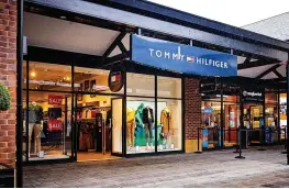  ?? ?? Tommy Hilfiger store at McArthur Glen East Midlands Designer Outlet