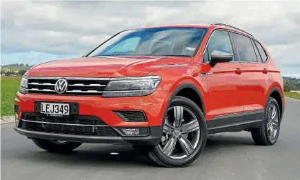  ?? DAMIEN O’CARROLL / STUFF ?? This is Volkswagen’s new seven-seat Tiguan Allspace. Is the Skoda Kodiaq the elephant in the room?
