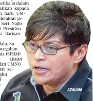  ??  ?? AZALINA